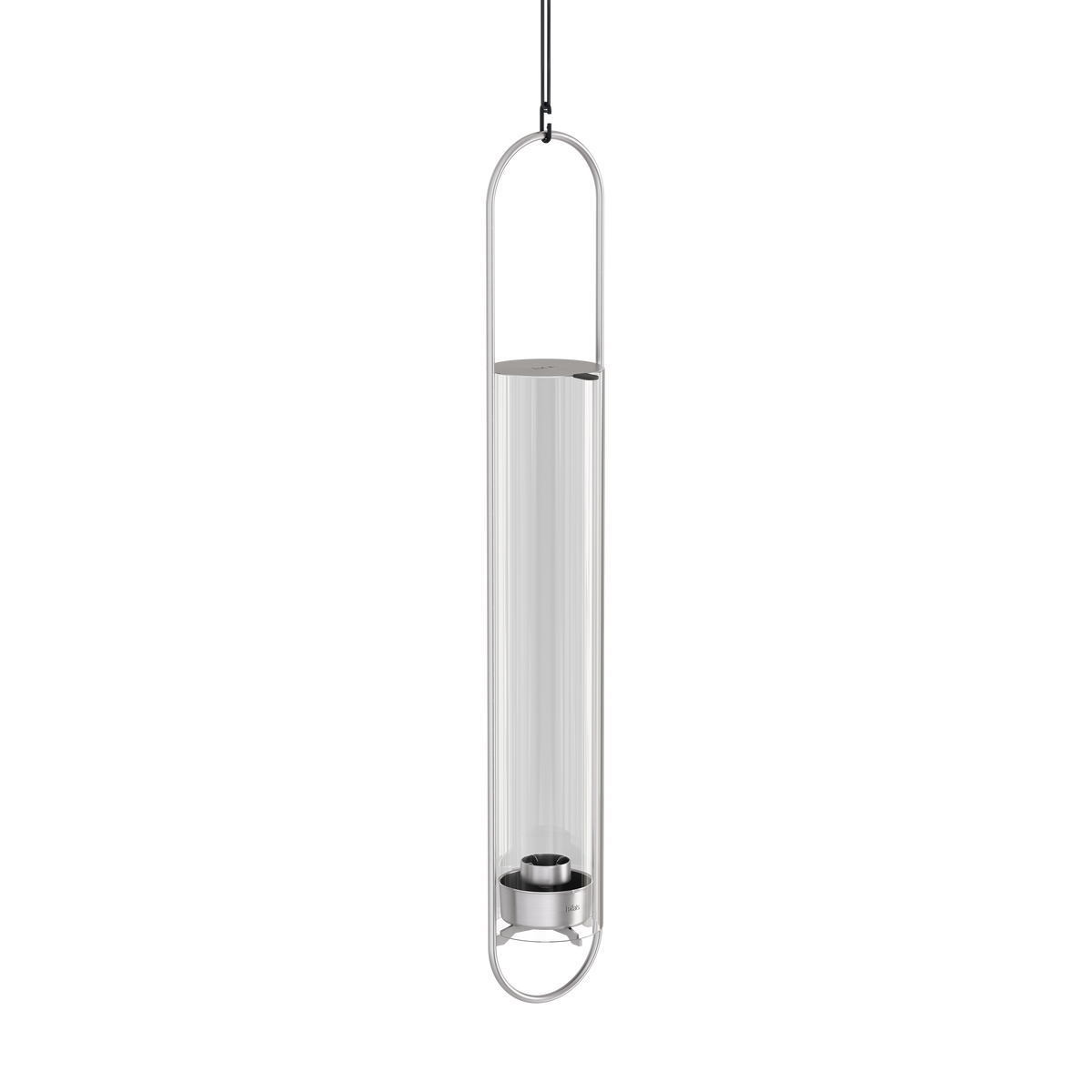 OVAL CANDLE 55 Kerzenhalter silber