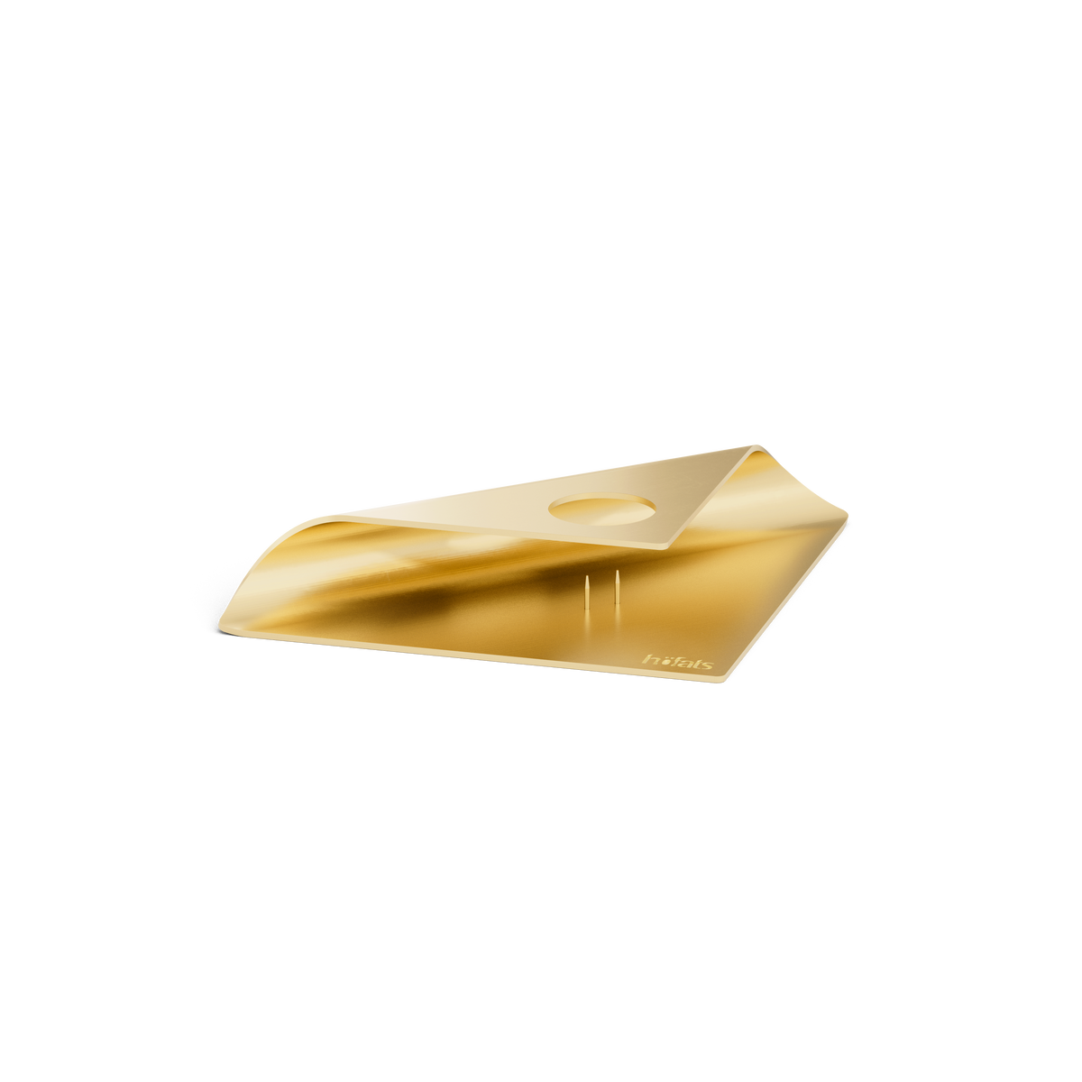 SQUARE CANDLE Kerzenhalter gold