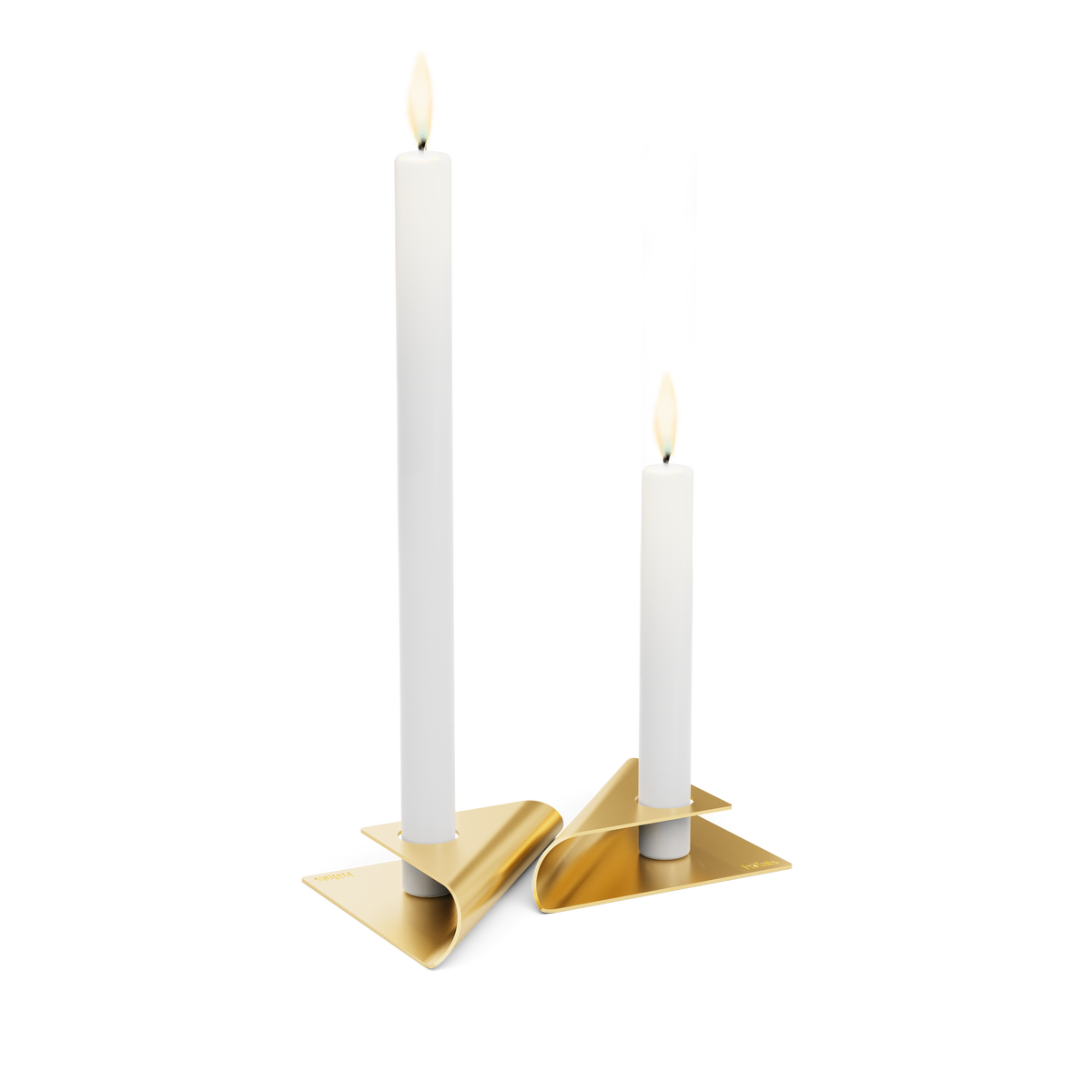 SQUARE CANDLE Kerzenhalter gold