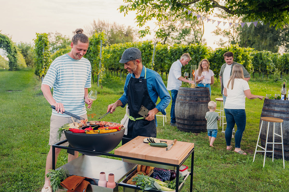 FIRE KITCHEN mit BOWL 57 Plancha-Grillset tief – Produktansicht 4