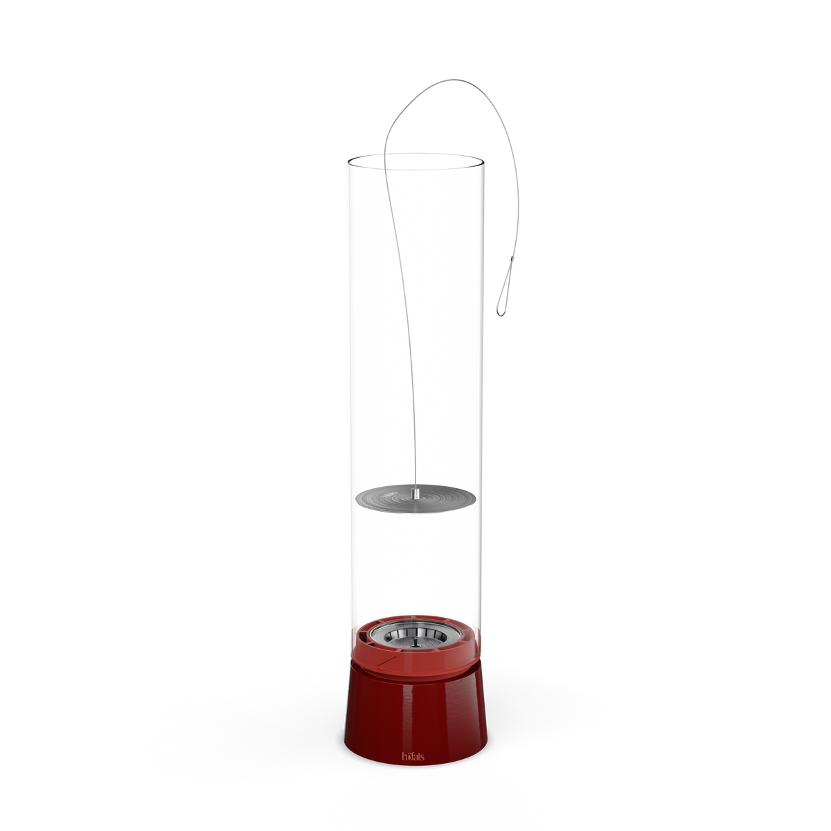 SPIN air 1200 Tischfeuer Emaille rot
