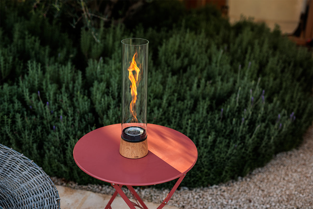 SPIN air 1200 Tischfeuer Eiche – Produktansicht 5