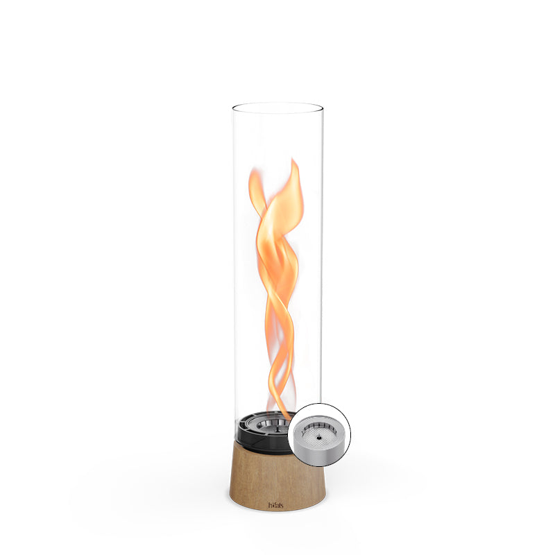 SPIN air 1200 Tischfeuer Eiche – Produktansicht 1