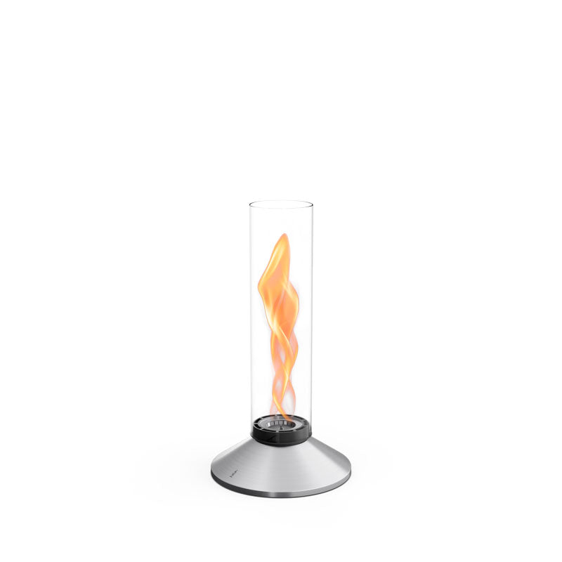 SPIN X 900 Tischfeuer silber – Produktansicht 1
