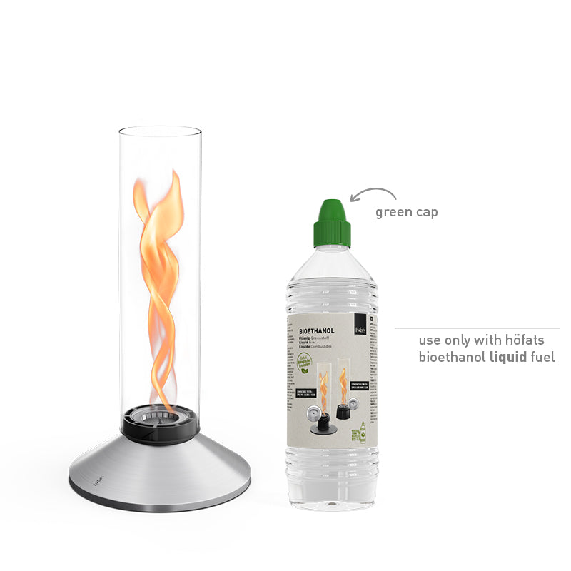 SPIN X 900 Tischfeuer silber – Produktansicht 3