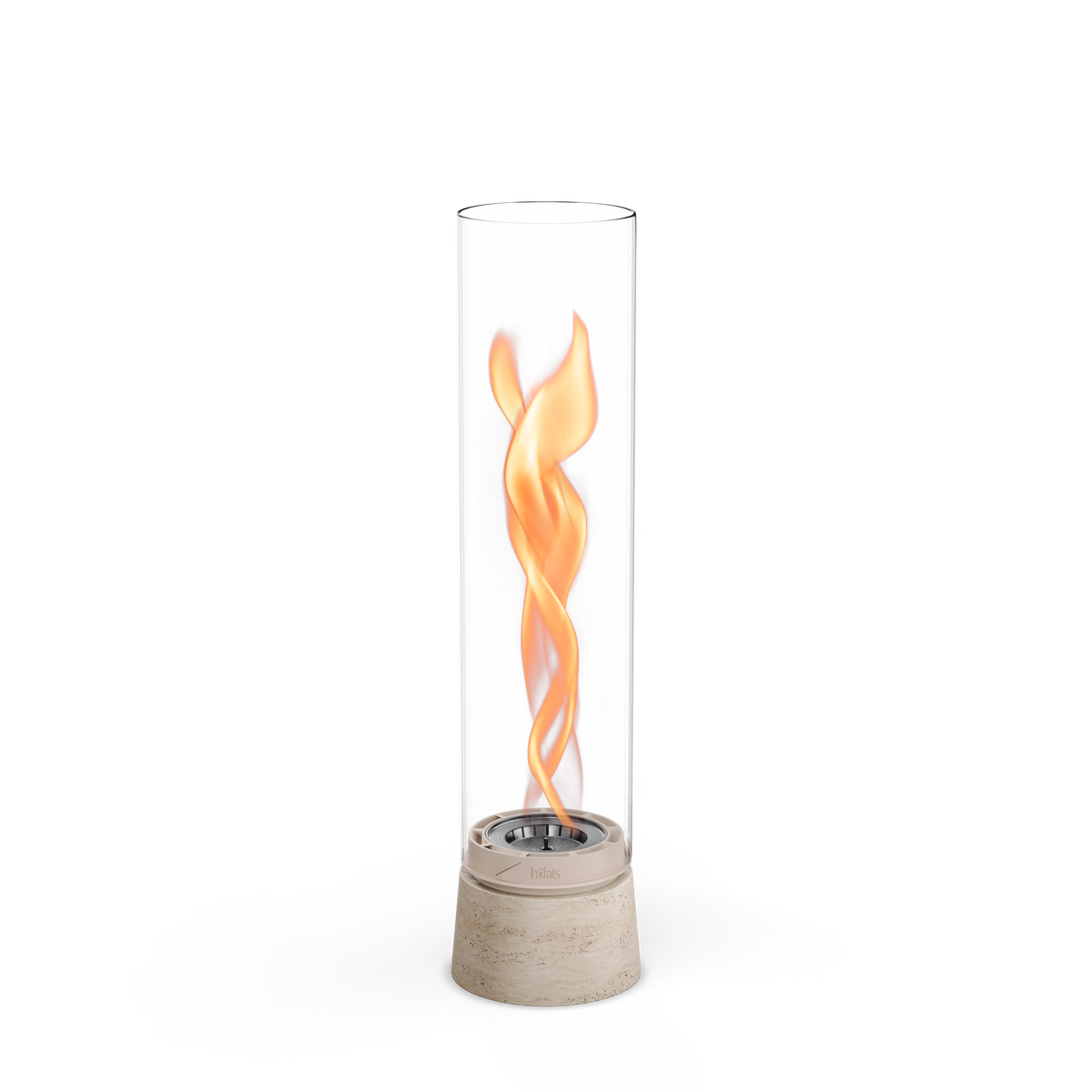 SPIN air 1200 Tischfeuer Travertin