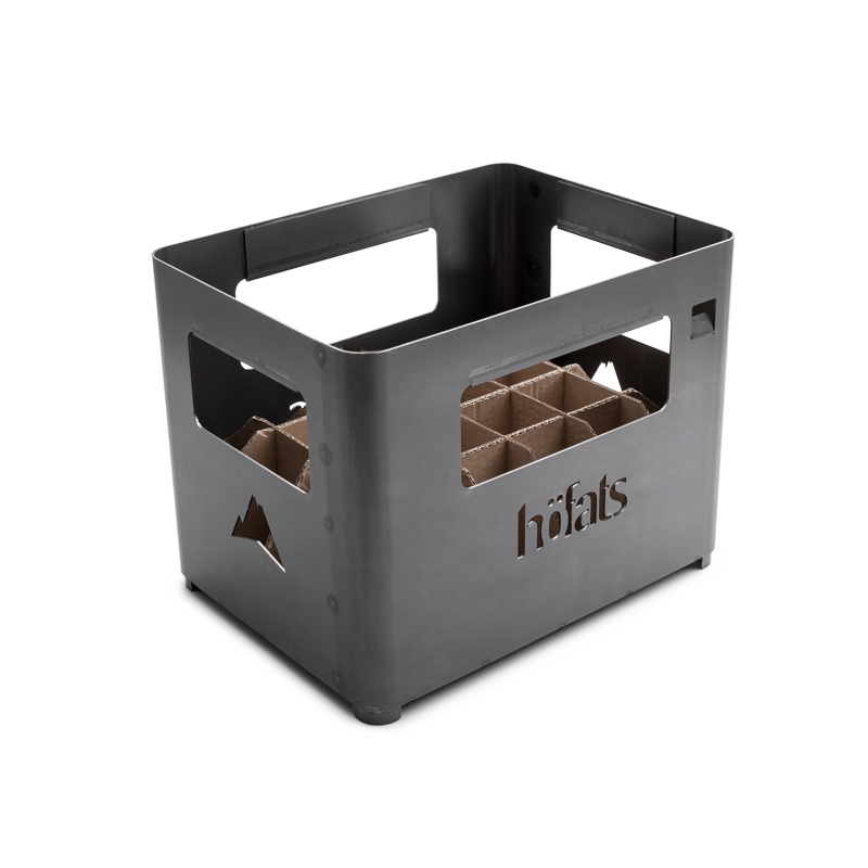 BEER BOX Feuerkorb schwarz – Produktansicht 2