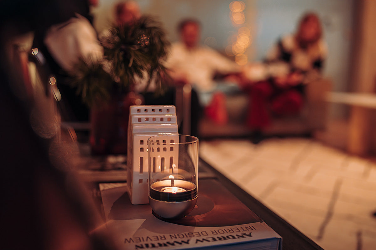 GRAVITY CANDLE Windlicht silber – Produktansicht 5