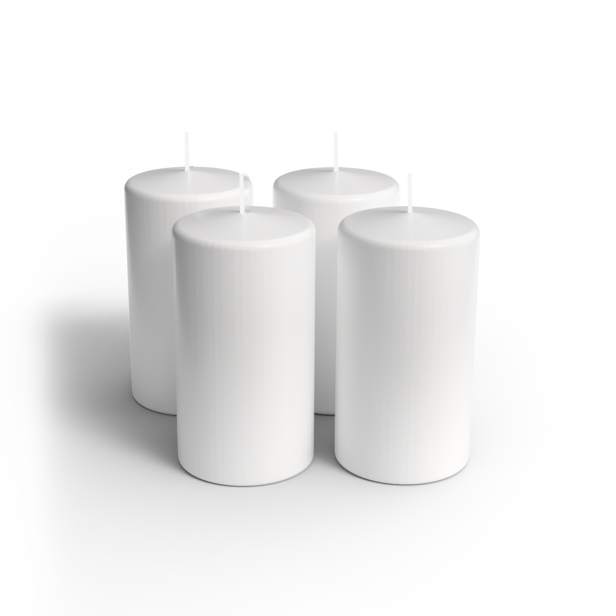Stumpenkerzen-Set (4 Stück)