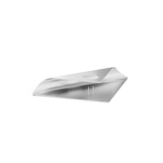 SQUARE CANDLE Kerzenhalter silber