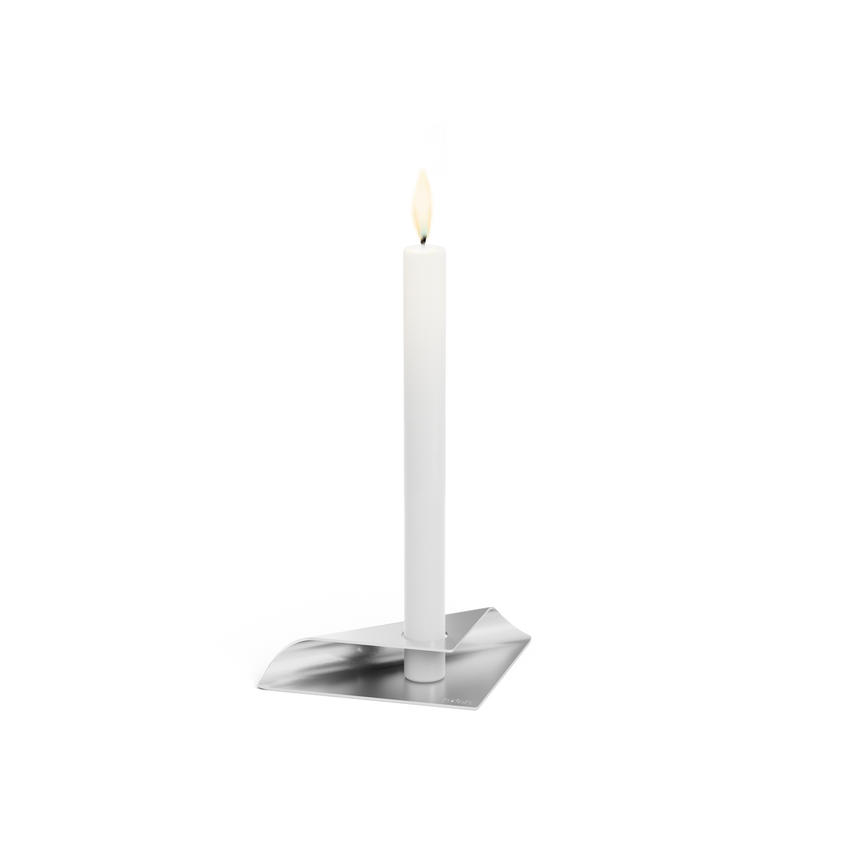 SQUARE CANDLE Kerzenhalter silber