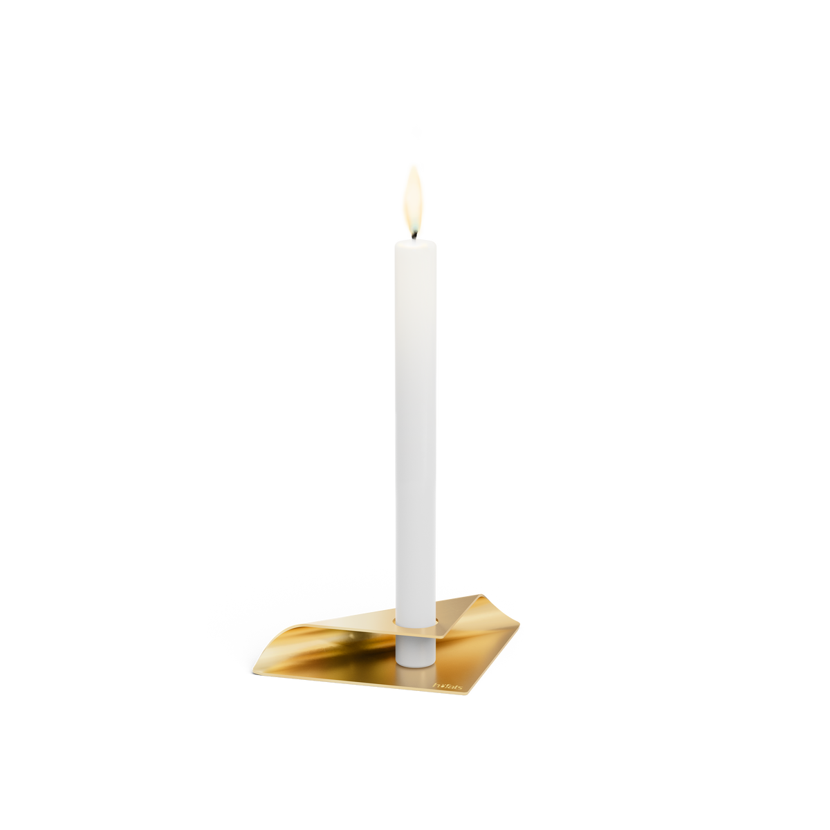 SQUARE CANDLE Kerzenhalter gold