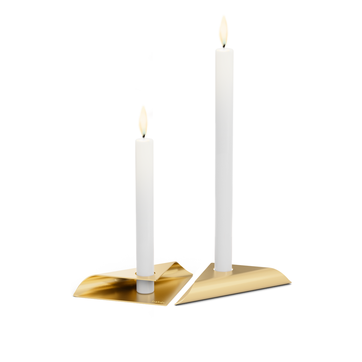 SQUARE CANDLE Kerzenhalter gold