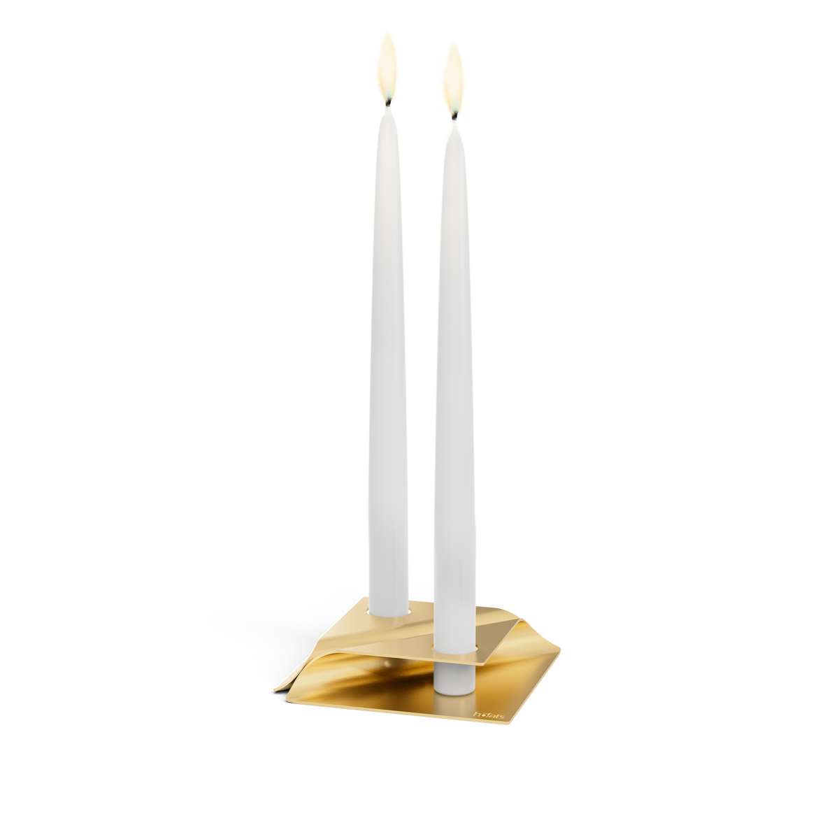 SQUARE CANDLE Kerzenhalter gold