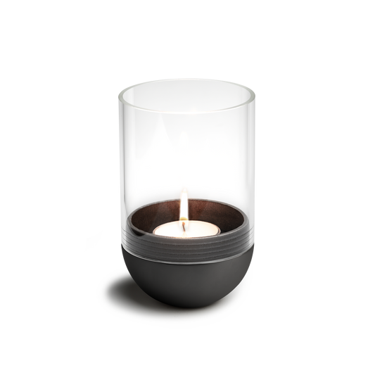 GRAVITY CANDLE Windlicht schwarz
