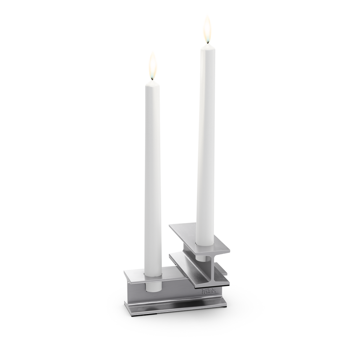 HENRY METAL I Kerzenhalter silber