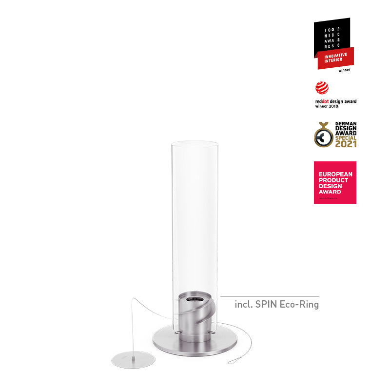 SPIN classic 900 Tischfeuer silber – Produktansicht 2