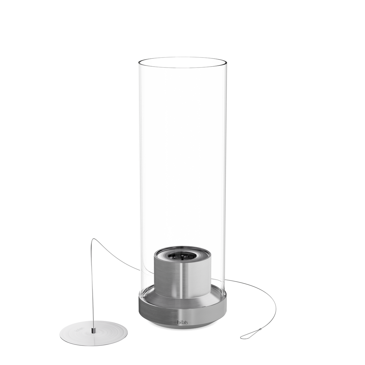 DANCE 1200 Tischfeuer silber