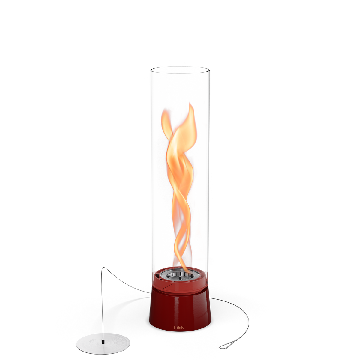 SPIN air 1200 Tischfeuer Emaille rot