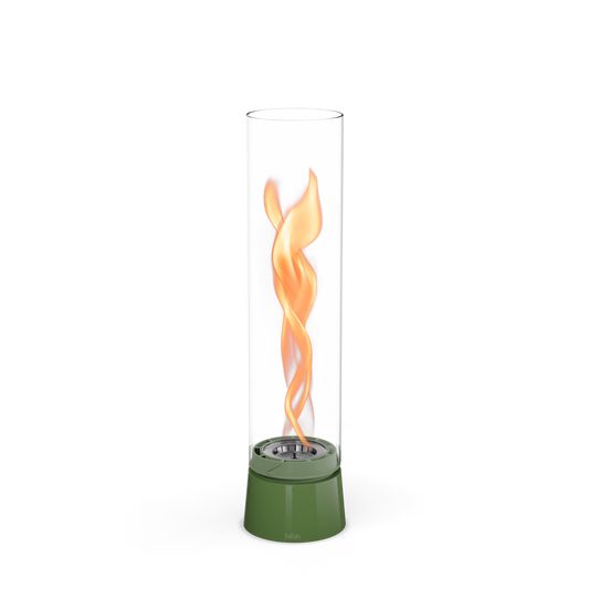 SPIN air 1200 Tischfeuer Emaille grün