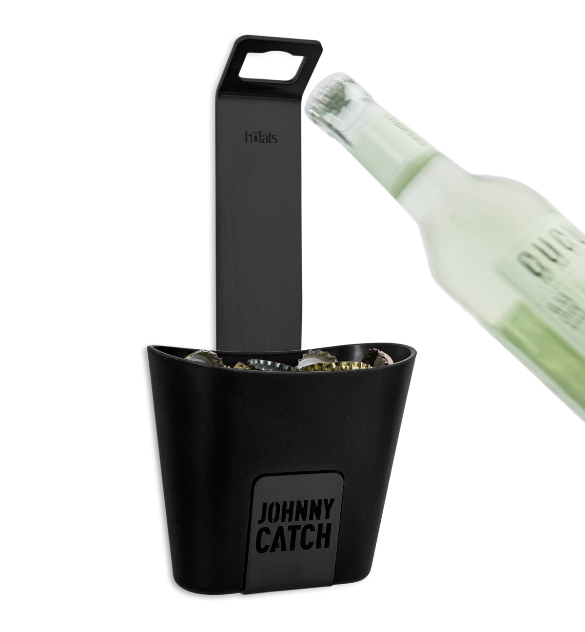 JOHNNY CATCH Cup Flaschenöffner schwarz