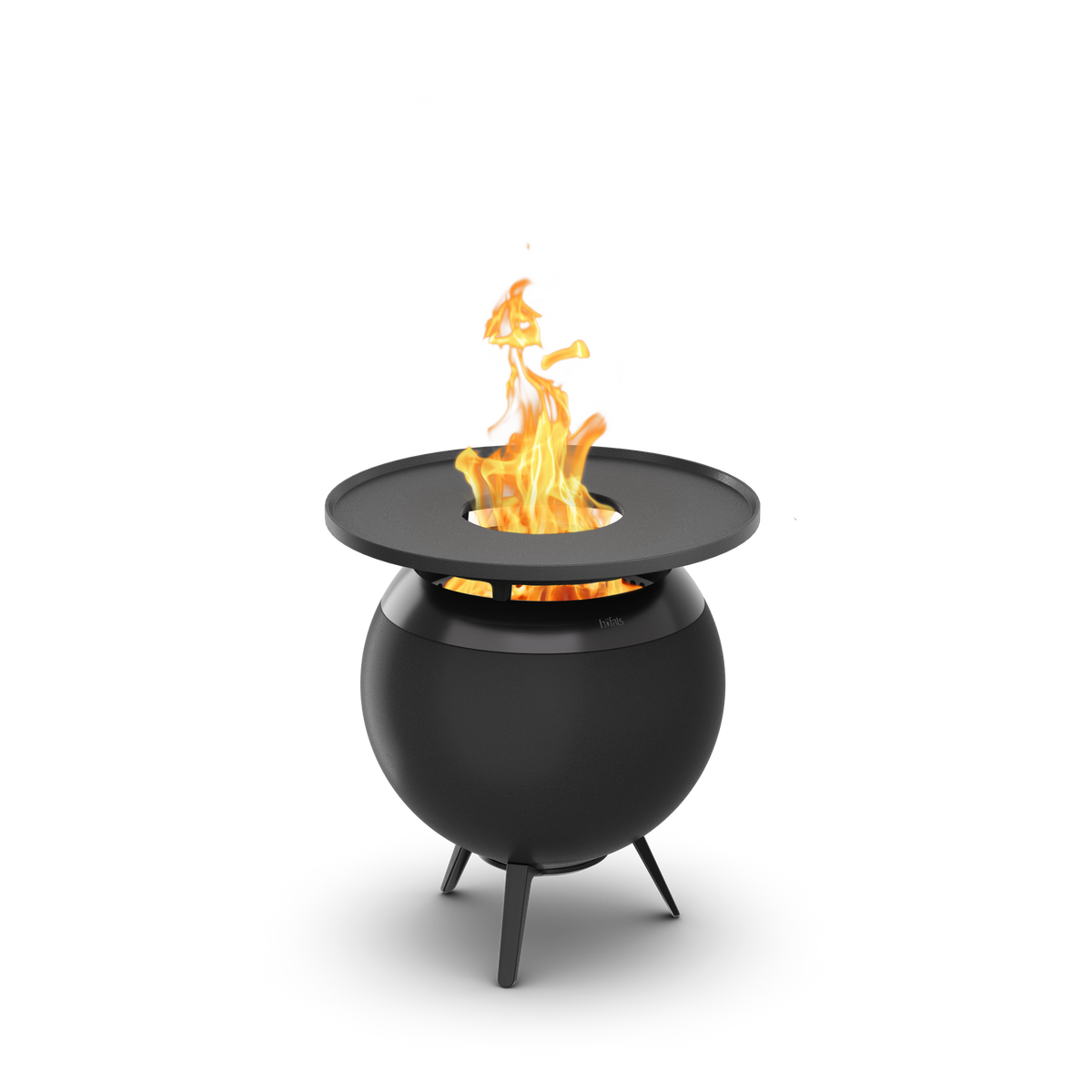 MOON 45 Plancha-Grillset niedrig all black