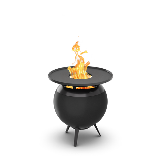 MOON 45 Plancha-Grillset niedrig all black