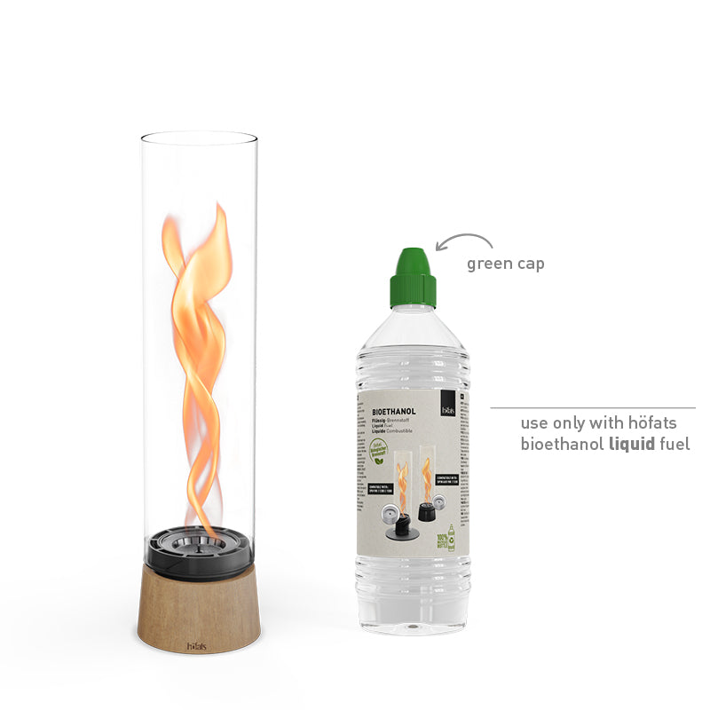 SPIN air 1200 Tischfeuer Eiche – Produktansicht 3
