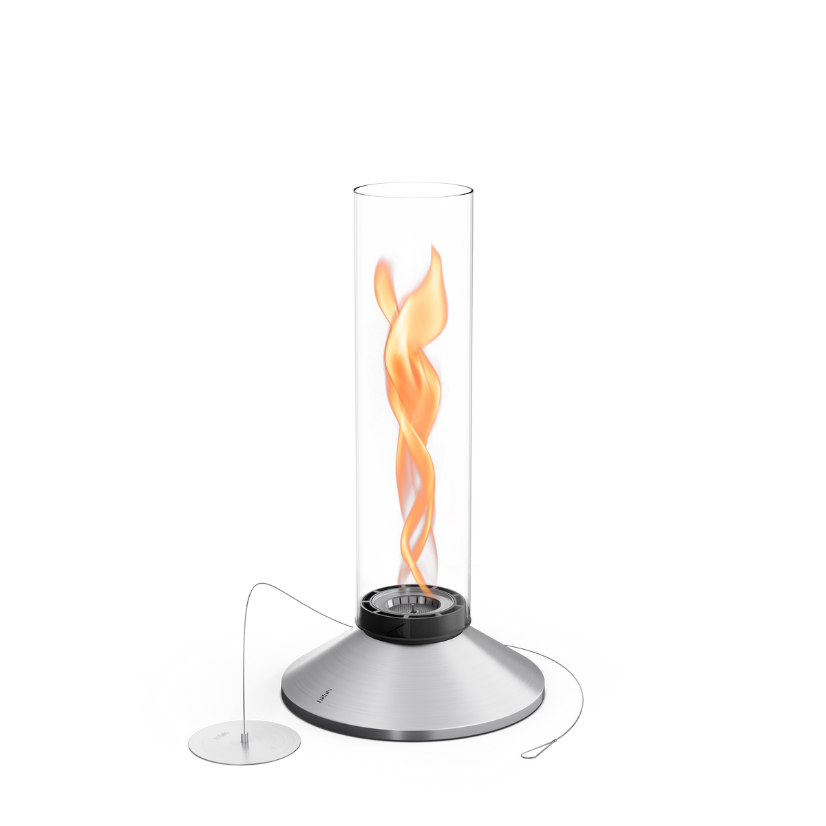 SPIN X 1200 Tischfeuer silber