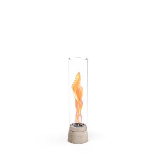 SPIN air 900 Tischfeuer Travertin