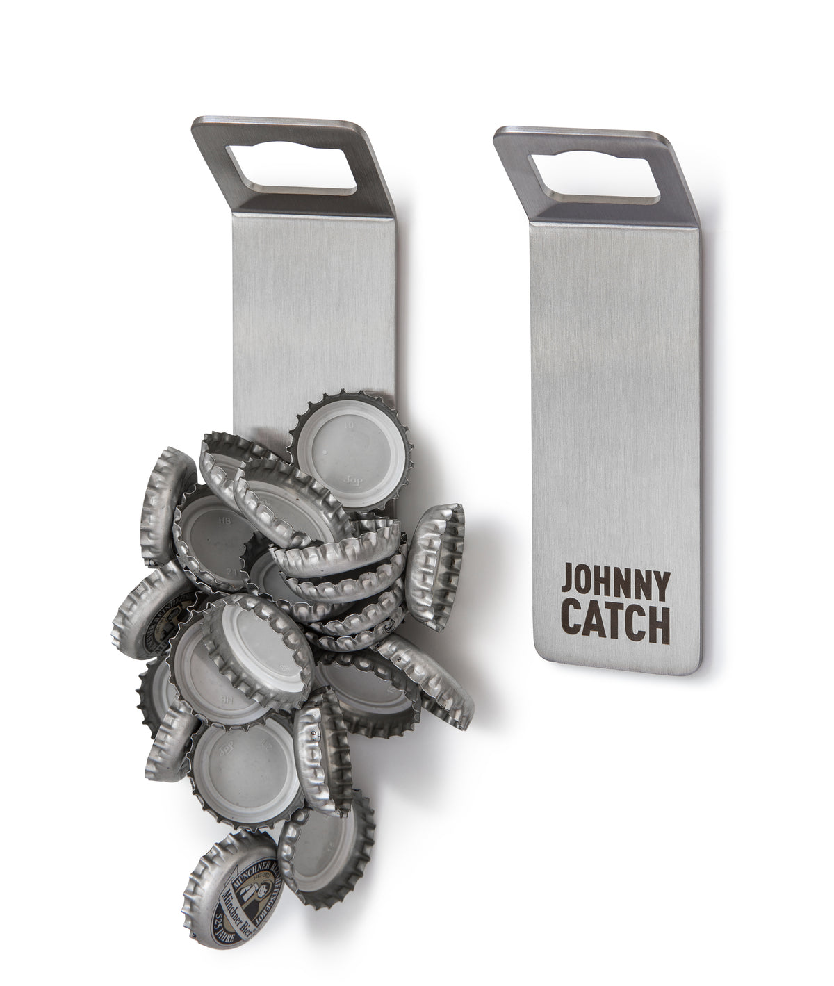 JOHNNY CATCH Magnet Flaschenöffner silber