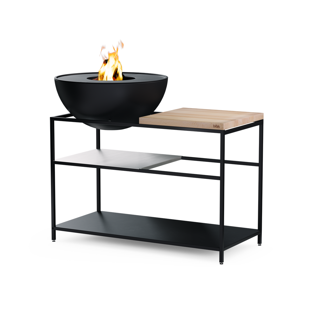 FIRE KITCHEN mit BOWL 70 Plancha-Grillset tief