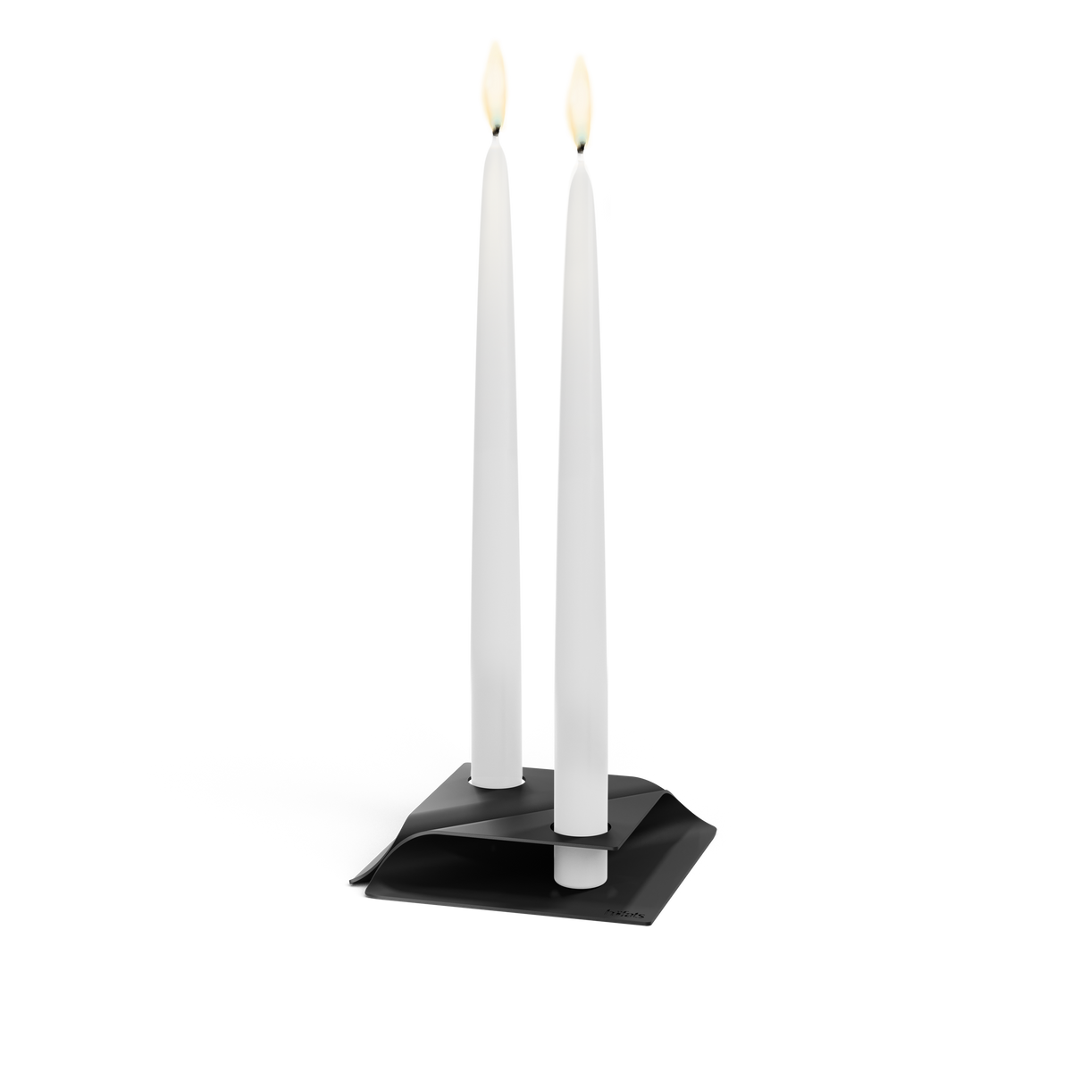 SQUARE CANDLE Kerzenhalter schwarz