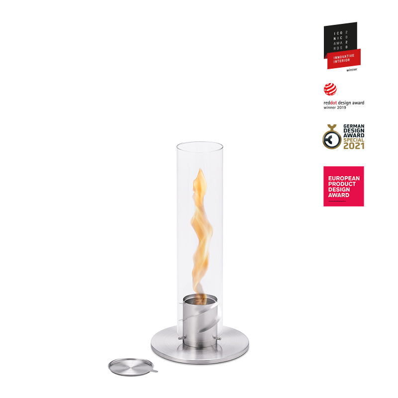 SPIN classic 90 Tischfeuer silber – Produktansicht 3